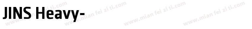 JINS Heavy字体转换